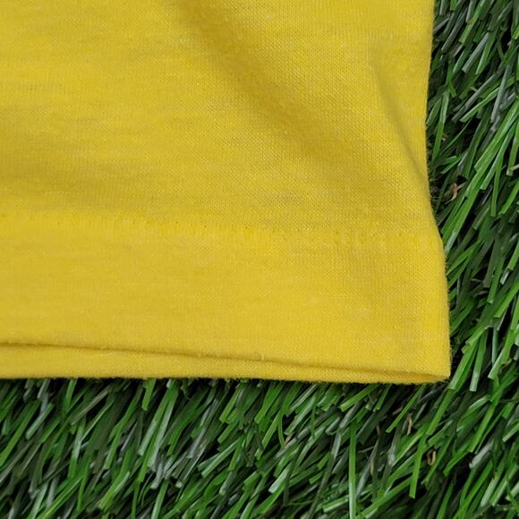 Vintage 1986 Screen-Stars Shirt Womens M/L 18x24 Yellow USA - Picture 13 of 13